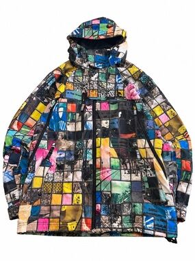 Oakley Mosaic Window Print Snowboard Jacket